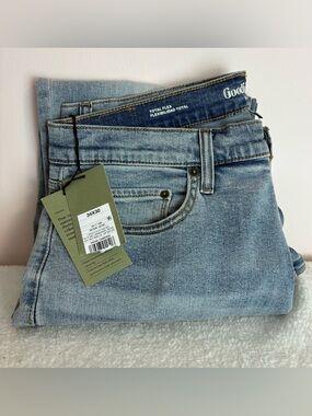 Goodfellow & Co Light Wash Denim Jeans, 34x30 new with tags athletic fit